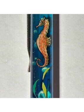Pacific Park Santa Monica Pier California Floaty Pen Seahorse Moves Souvenir Vtg